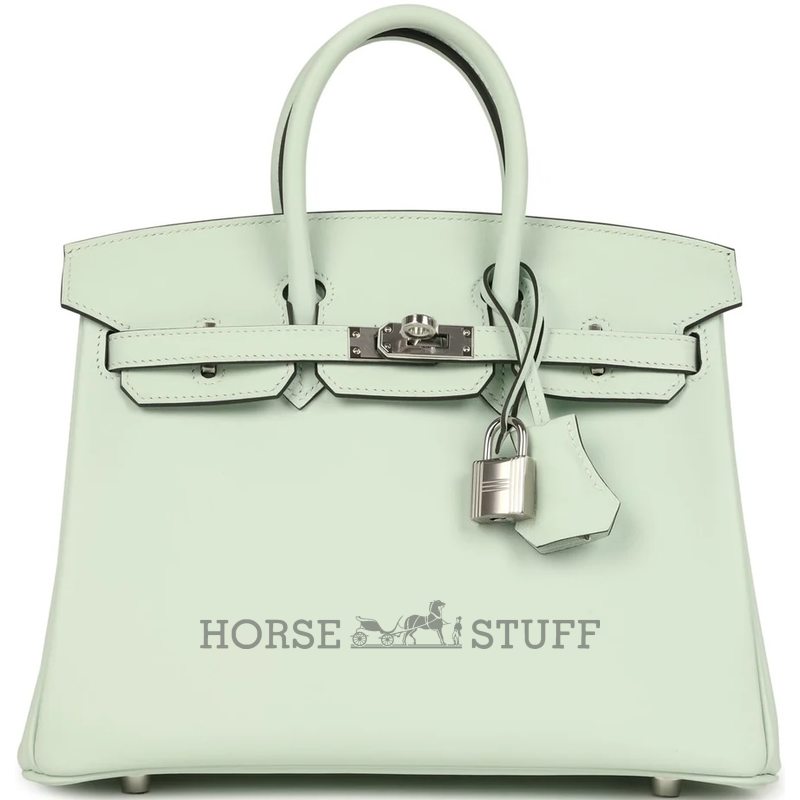 Hermès Birkin 25 Vert Peppermint Swift PHW