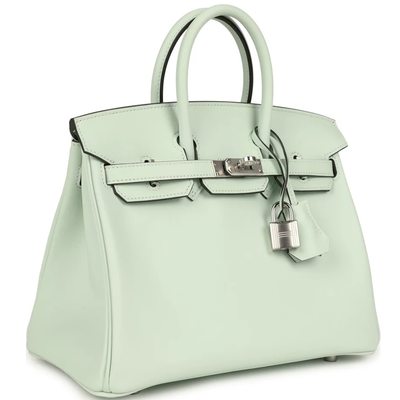 Hermès Birkin 25 Vert Peppermint Swift PHW