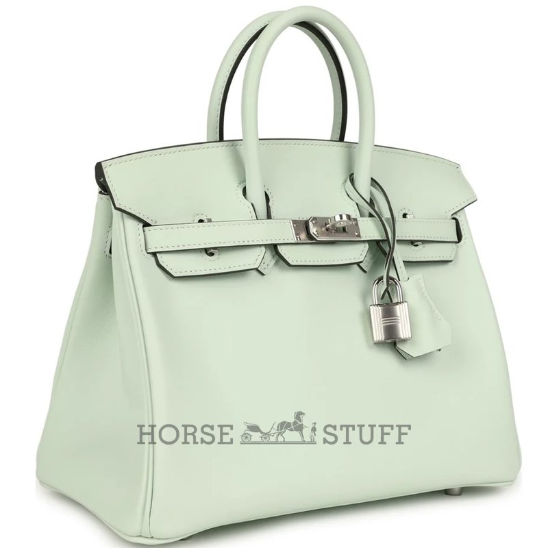 Hermès Birkin 25 Vert Peppermint Swift PHW