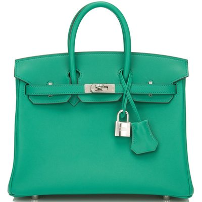 Hermès Birkin 25 Vert Vertigo Swift PHW