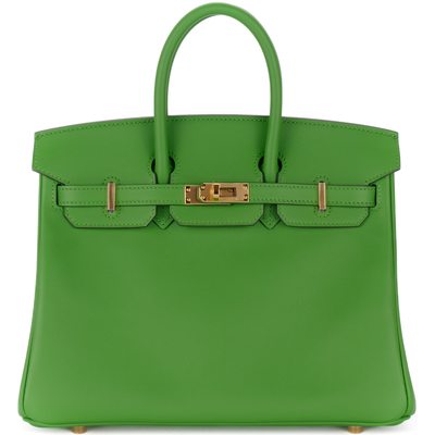 Hermès Birkin 25 Vert Yucca Swift GHW