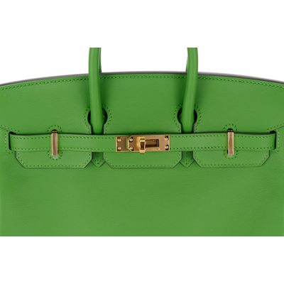 Hermès Birkin 25 Vert Yucca Swift GHW