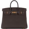Hermès Birkin 25 Black Togo GHW