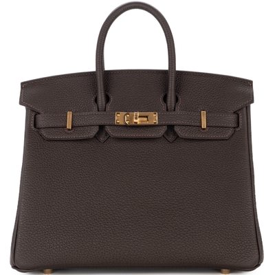 Hermès Birkin 25 Bai Brun Togo GHW