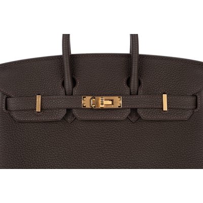 Hermès Birkin 25 Bai Brun Togo GHW