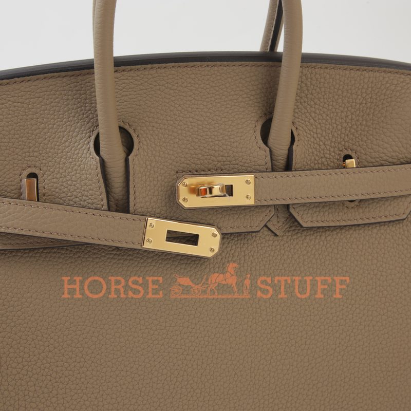 Hermès Birkin 25 Beige Marfa Togo GHW