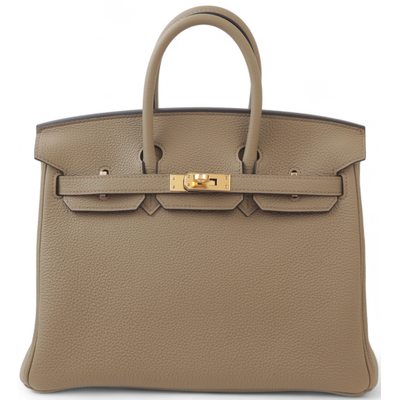 Hermès Birkin 25 Beige Marfa Togo GHW