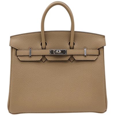 Hermès Birkin 25 Beige Marfa Togo PHW