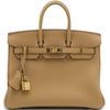 Hermès Birkin 25 Biscuit Togo GHW