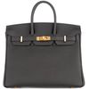 Hermès Birkin 25 Black Togo GHW