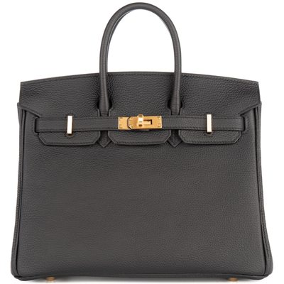Hermès Birkin 25 Black Togo BGHW