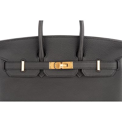 Hermès Birkin 25 Black Togo BGHW