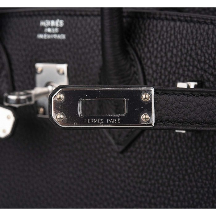 HERMÈS Birkin 25 in Black Togo Leather PHW  Dearluxe - Authentic Luxury  Bags and Accessories