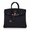 Hermès Birkin 25 Black Togo RGHW