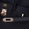 Hermès Birkin 25 Black Togo RGHW