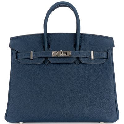 Hermès Birkin 25 Bleu de Prusse Togo PHW