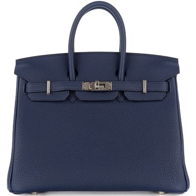 Hermès Birkin 25 Bleu Navy Togo PHW