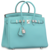 Hermès Birkin 25 Blue Atoll Togo PHW