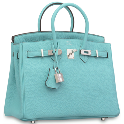 Hermès Birkin 25 Blue Atoll Togo PHW