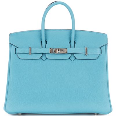 Hermès Birkin 25 Blue de Nord Togo PHW