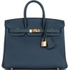 Hermès Birkin 25 Blue de Prusse Togo GHW