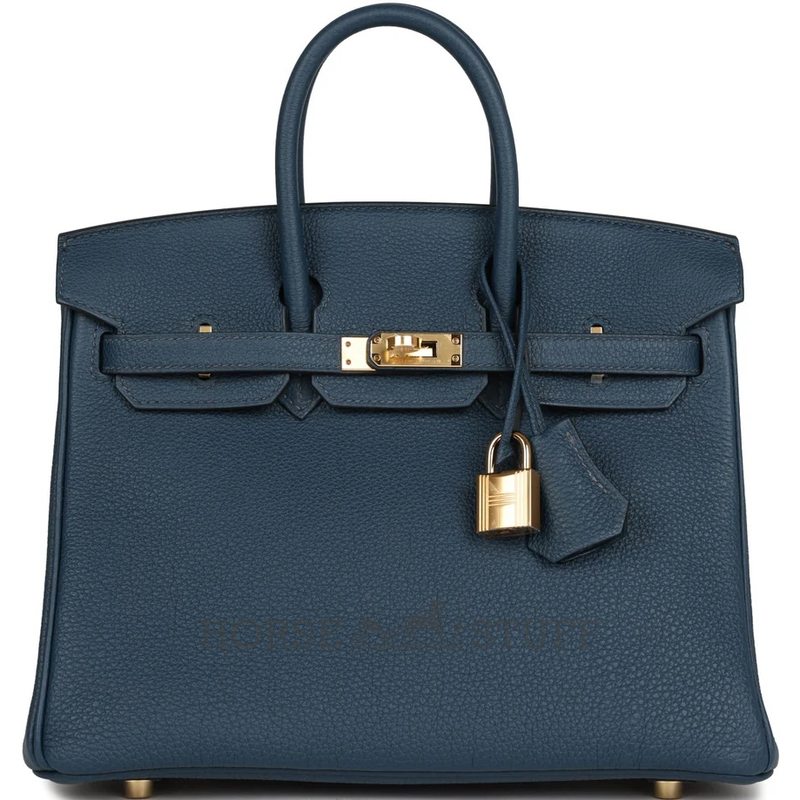 Hermès Birkin 25 Blue de Prusse Togo GHW