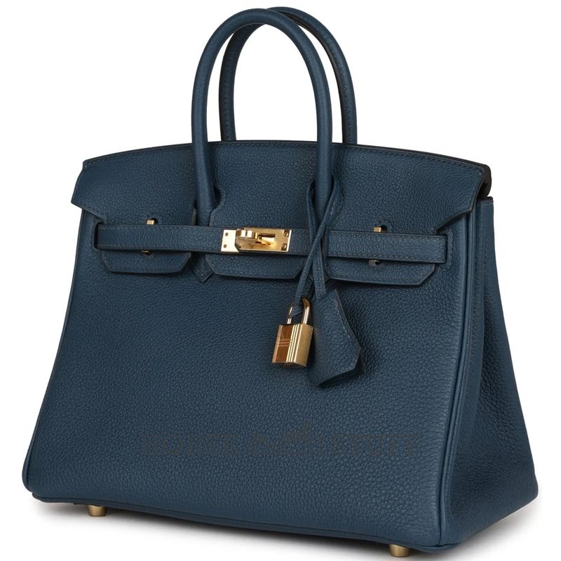 Hermès Birkin 25 Blue de Prusse Togo GHW