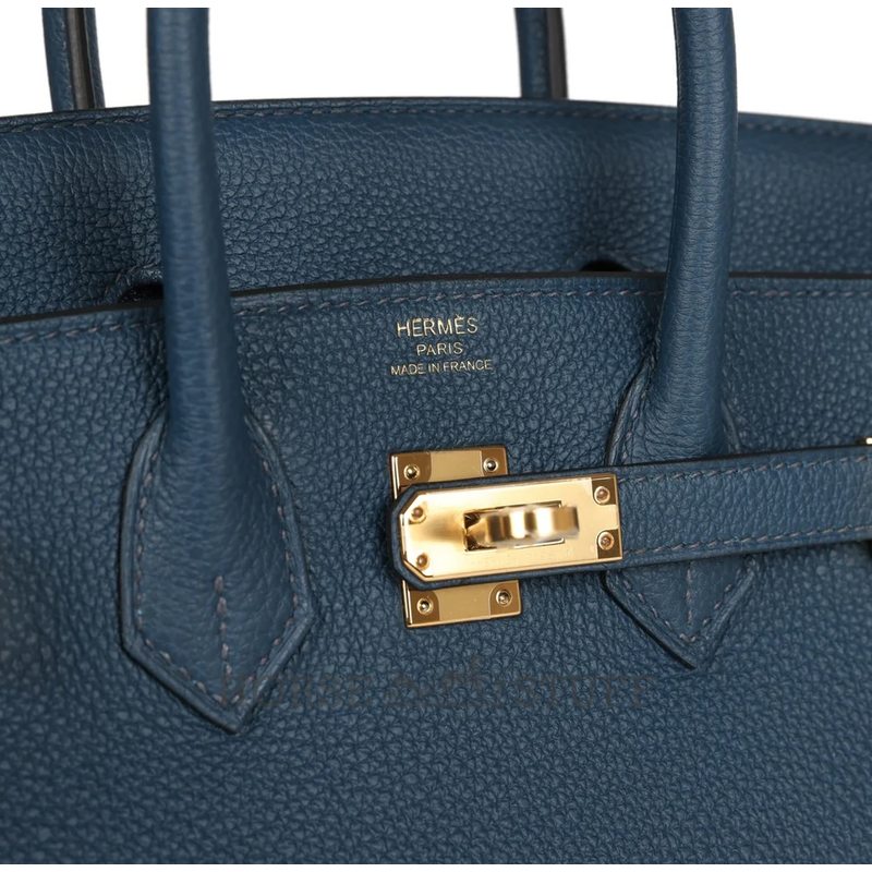 Hermès Birkin 25 Blue de Prusse Togo GHW