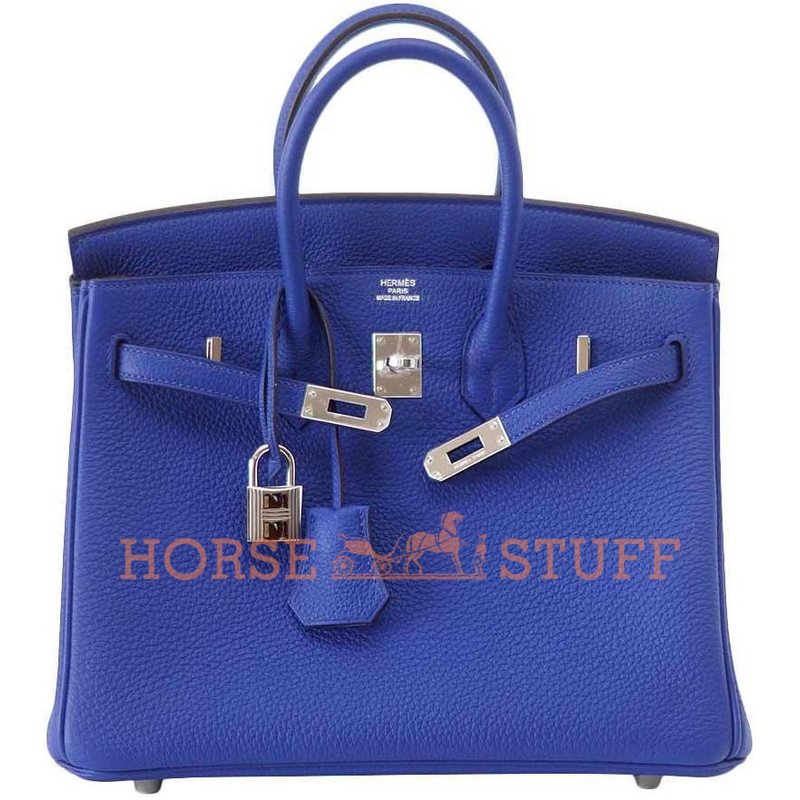 Hermès Birkin 25 Blue Electrique Togo PHW