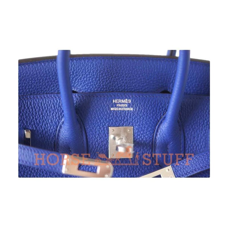 Hermès Birkin 25 Blue Electrique Togo PHW