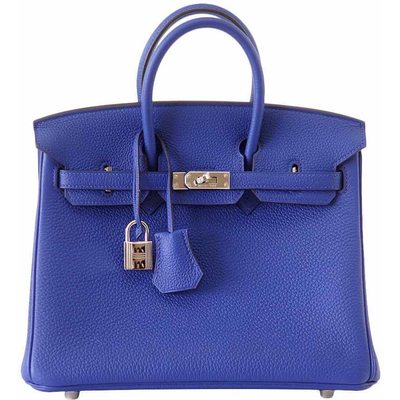 Hermès Birkin 25 Blue Electrique Togo PHW