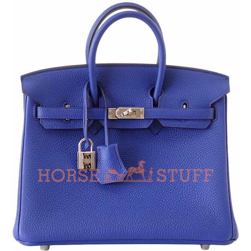 Hermès Birkin 25 Blue Electrique Togo PHW