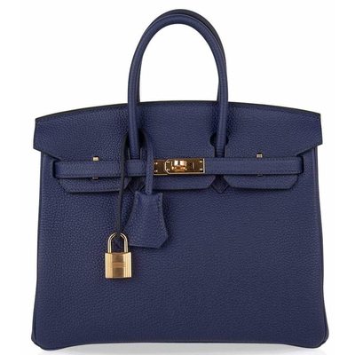 Hermès Birkin 25 Blue Encre Togo GHW