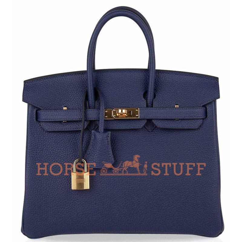 Hermès Birkin 25 Blue Encre Togo GHW