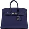 Hermès Birkin 25 Blue Encre Togo PHW