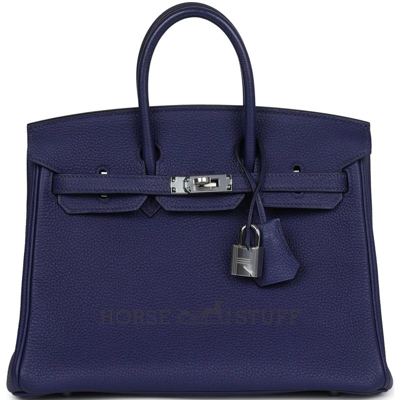 Hermès Birkin 25 Blue Encre Togo PHW