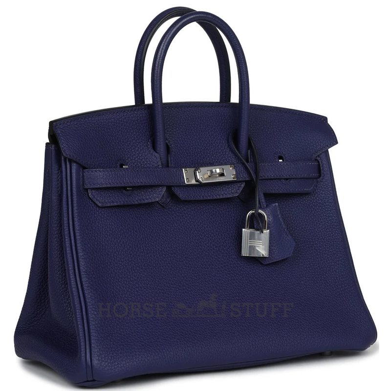 Hermès Birkin 25 Blue Encre Togo PHW