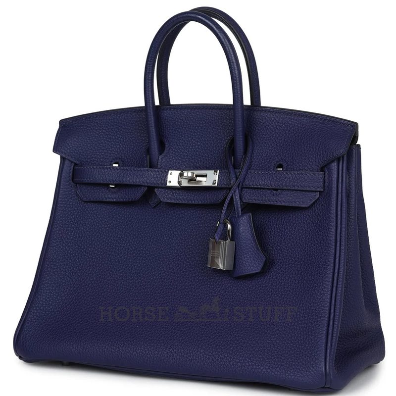 Hermès Birkin 25 Blue Encre Togo PHW