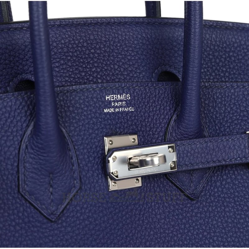 Hermès Birkin 25 Blue Encre Togo PHW