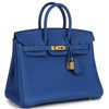 Hermès Birkin 25 Blue France Togo GHW