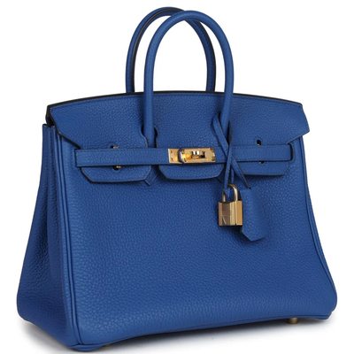 Hermès Birkin 25 Blue France Togo GHW