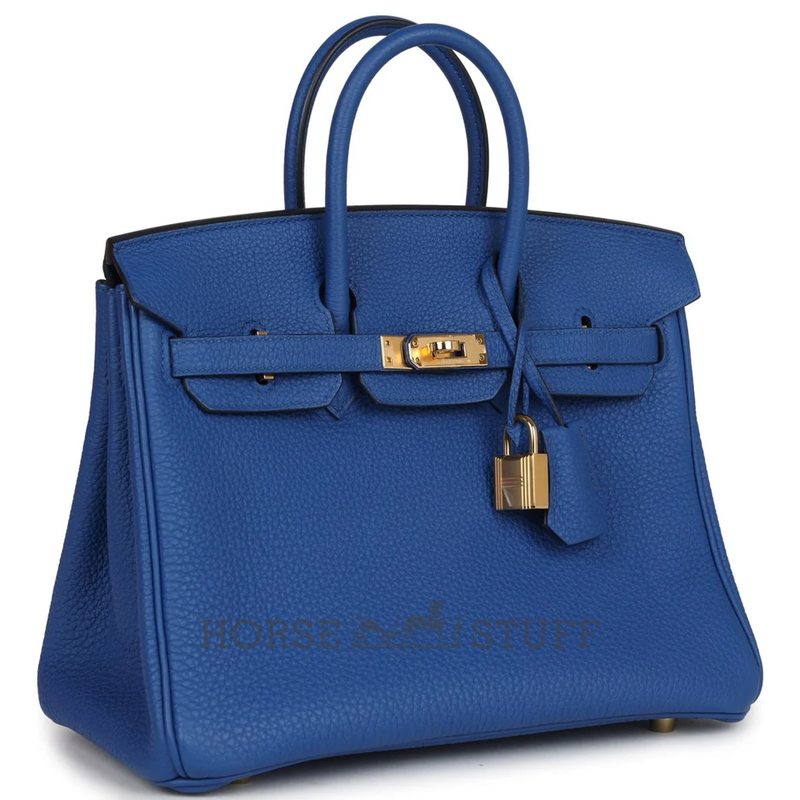 Hermès Birkin 25 Blue France Togo GHW