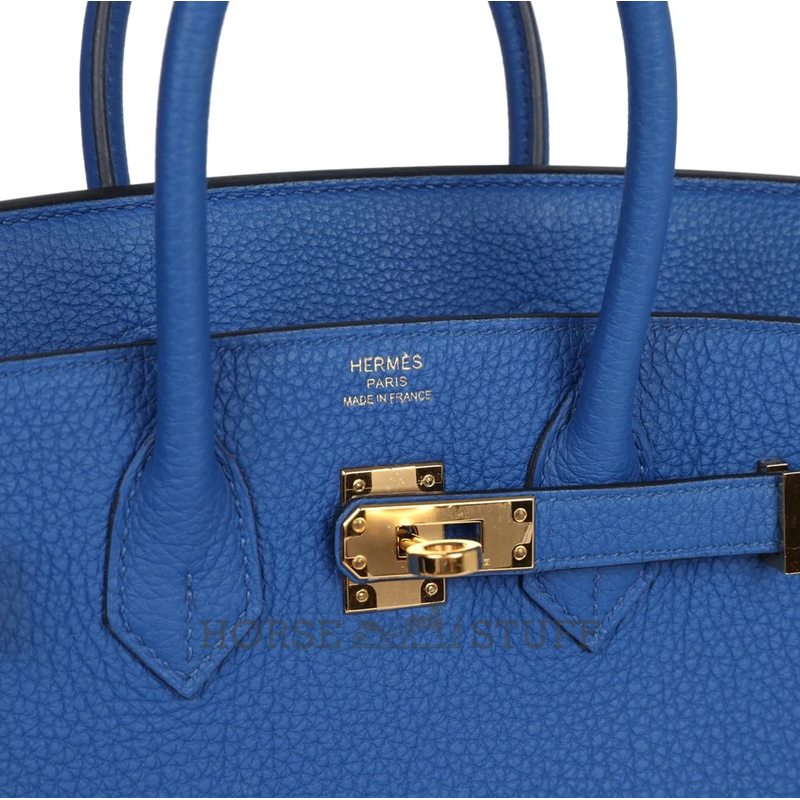 Hermès Birkin 25 Blue France Togo GHW