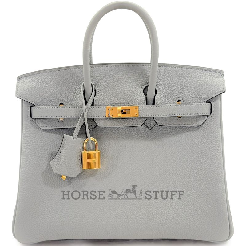Hermès Birkin 25 Blue Glacier Togo GHW