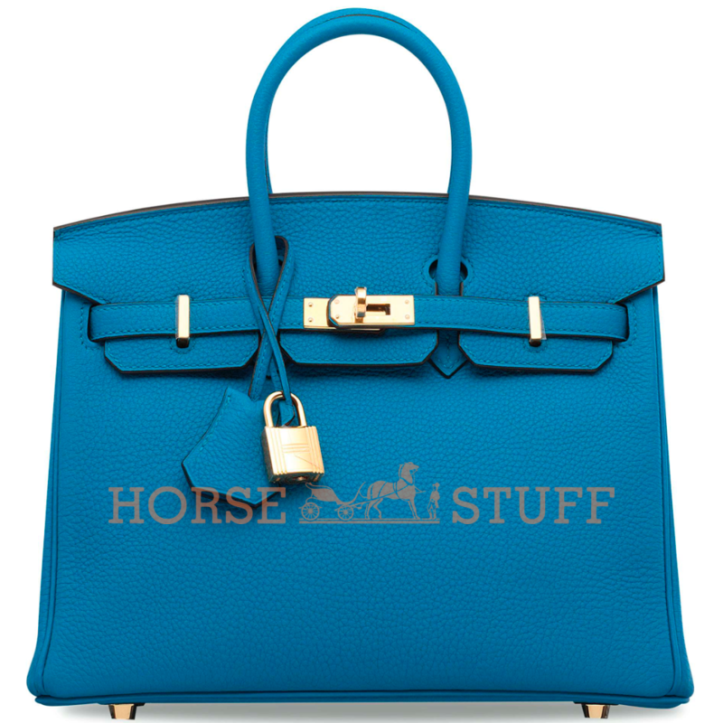 Hermès Birkin 25 Blue Hydra Togo GHW