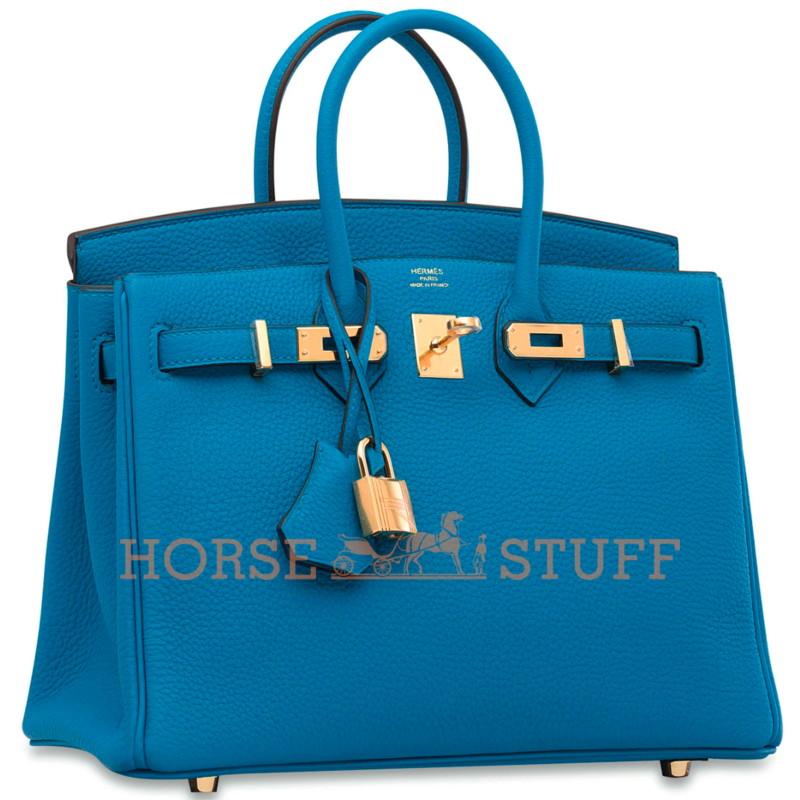 Hermès Birkin 25 Blue Hydra Togo GHW