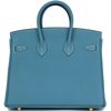 Hermès Birkin 25 Blue Jean Togo GHW