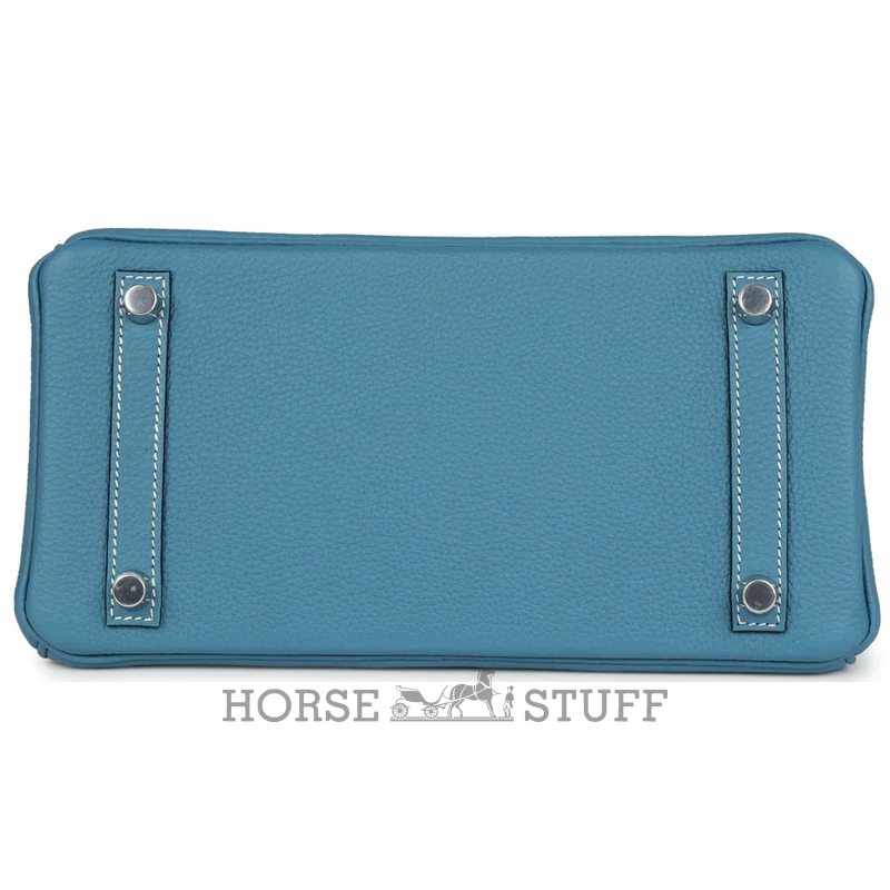 Hermès Birkin 25 Blue Jean Togo PHW