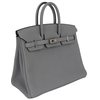 Hermès Birkin 25 Blue Lin Togo PHW