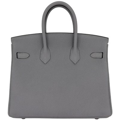 Hermès Birkin 25 Blue Lin Togo PHW